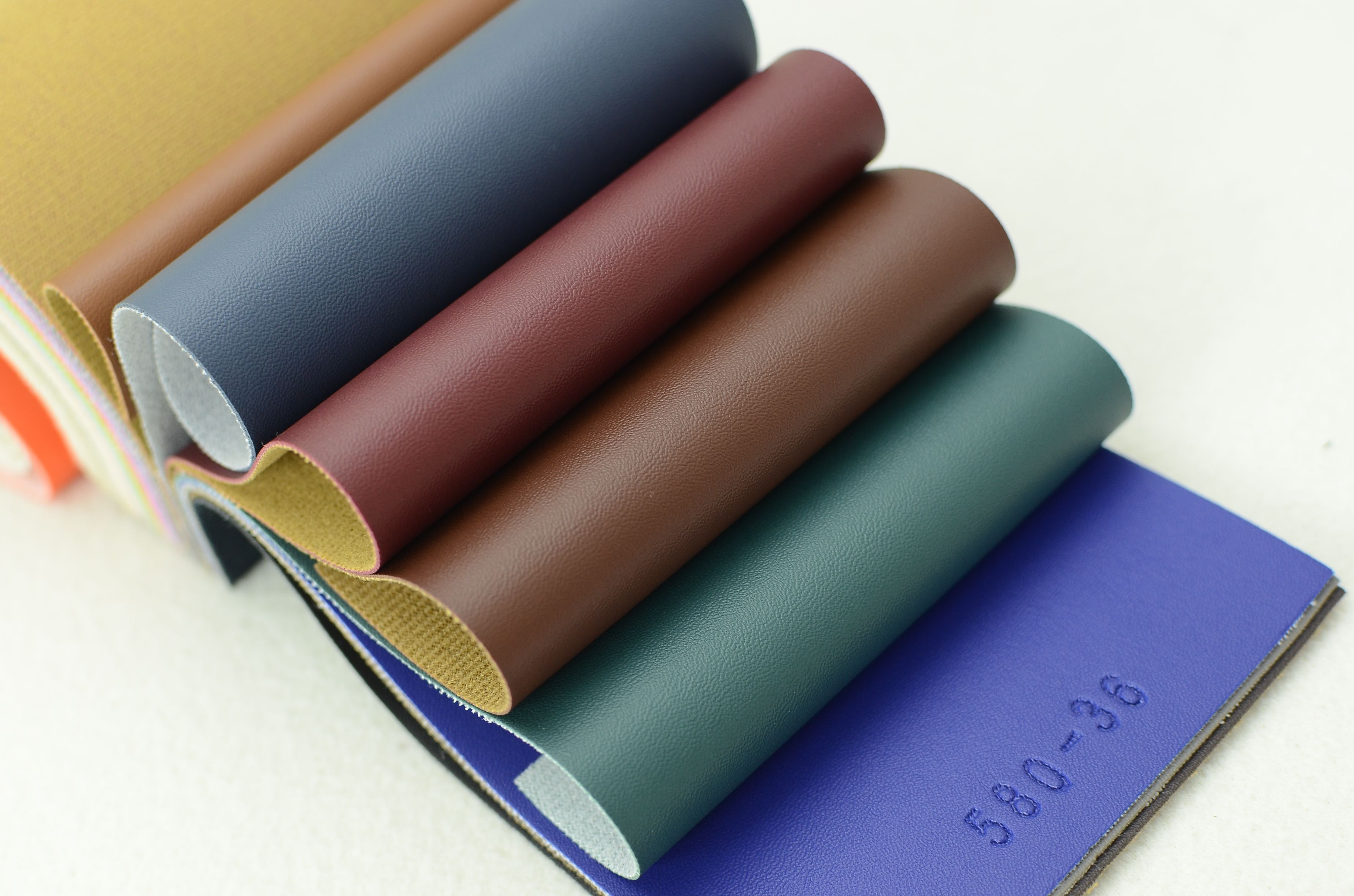 Thickened Napa pattern 580 sofa leather, luggage leather fabric, headboard soft and hard fabric Specification image