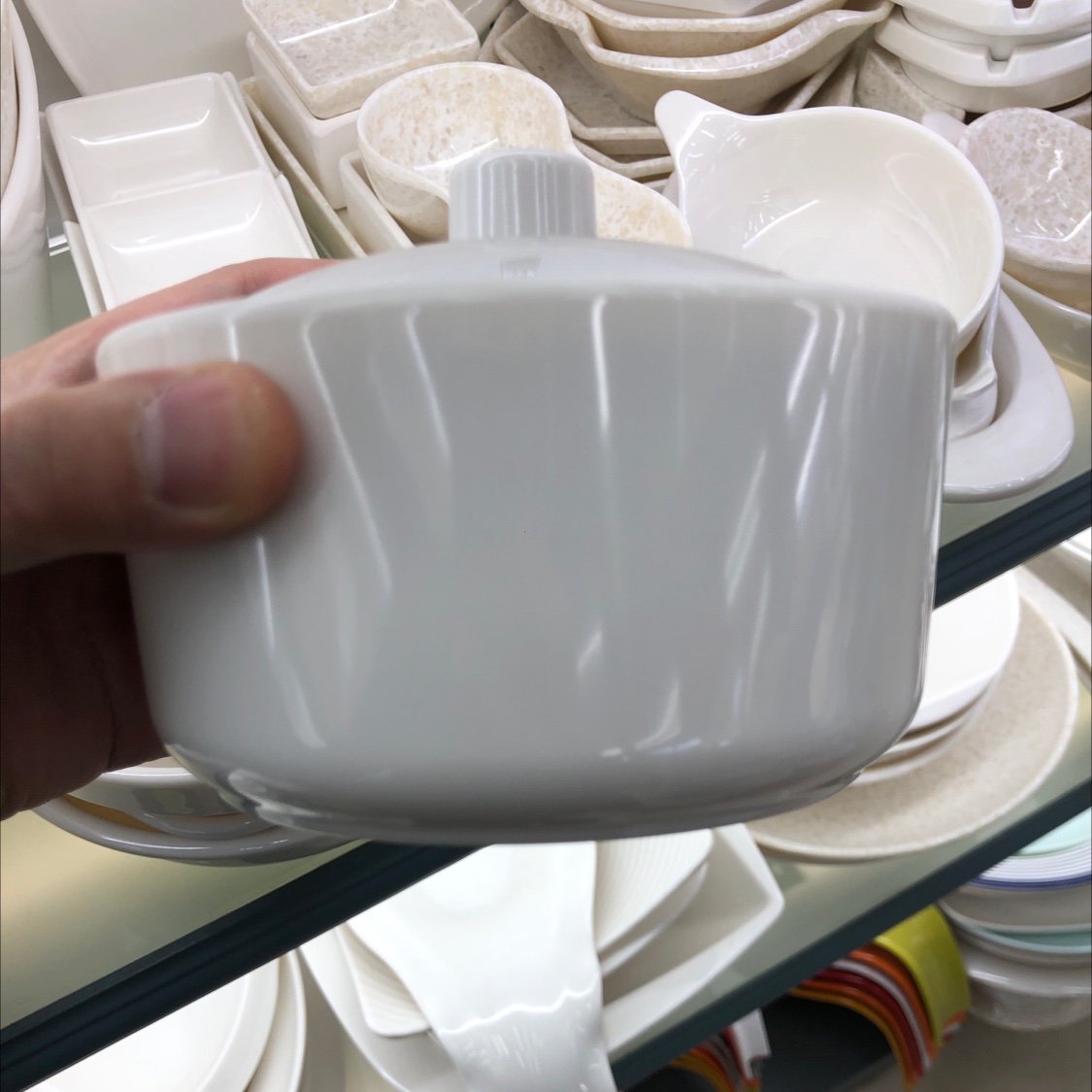 Melamine stew pot details Picture