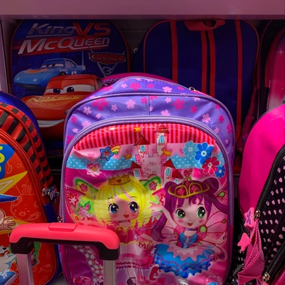 Cartoon Printed Schoolbag