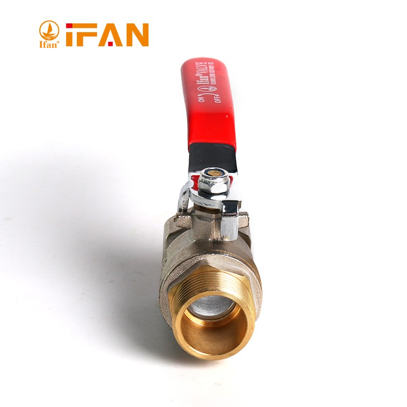 IFAN factory direct sales brass ball valves, internal and external threaded union disc handle ball valves, electroplated manual ball valves, 4 minutes, 6 minutes -1 inch 2 detail image 5