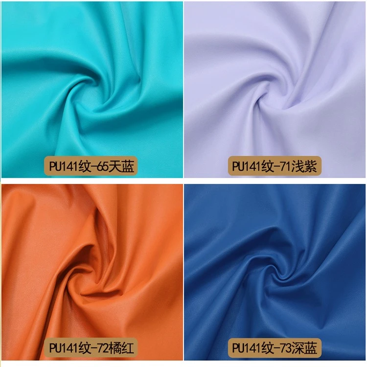 141-textured all-PU soft leather clothing fabric artificial leather in multiple colors in stock detail image 1