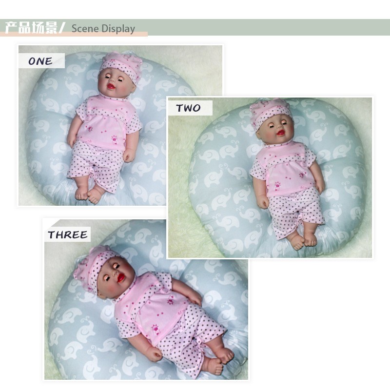 TS 超厚超柔软婴儿躺椅便携式 婴儿床上睡垫婴儿床中床详情图5
