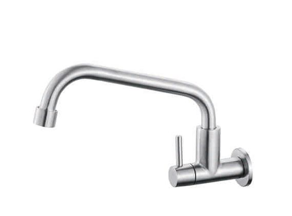 5019 Haiyuan Yudi 304 Stainless Steel Household Wall Kitchen Faucet
