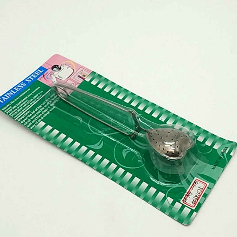 BS-8003 Suction card heart-shaped clip Weibao tea Ball tea filter, soup seasoning packet filter ball details Picture