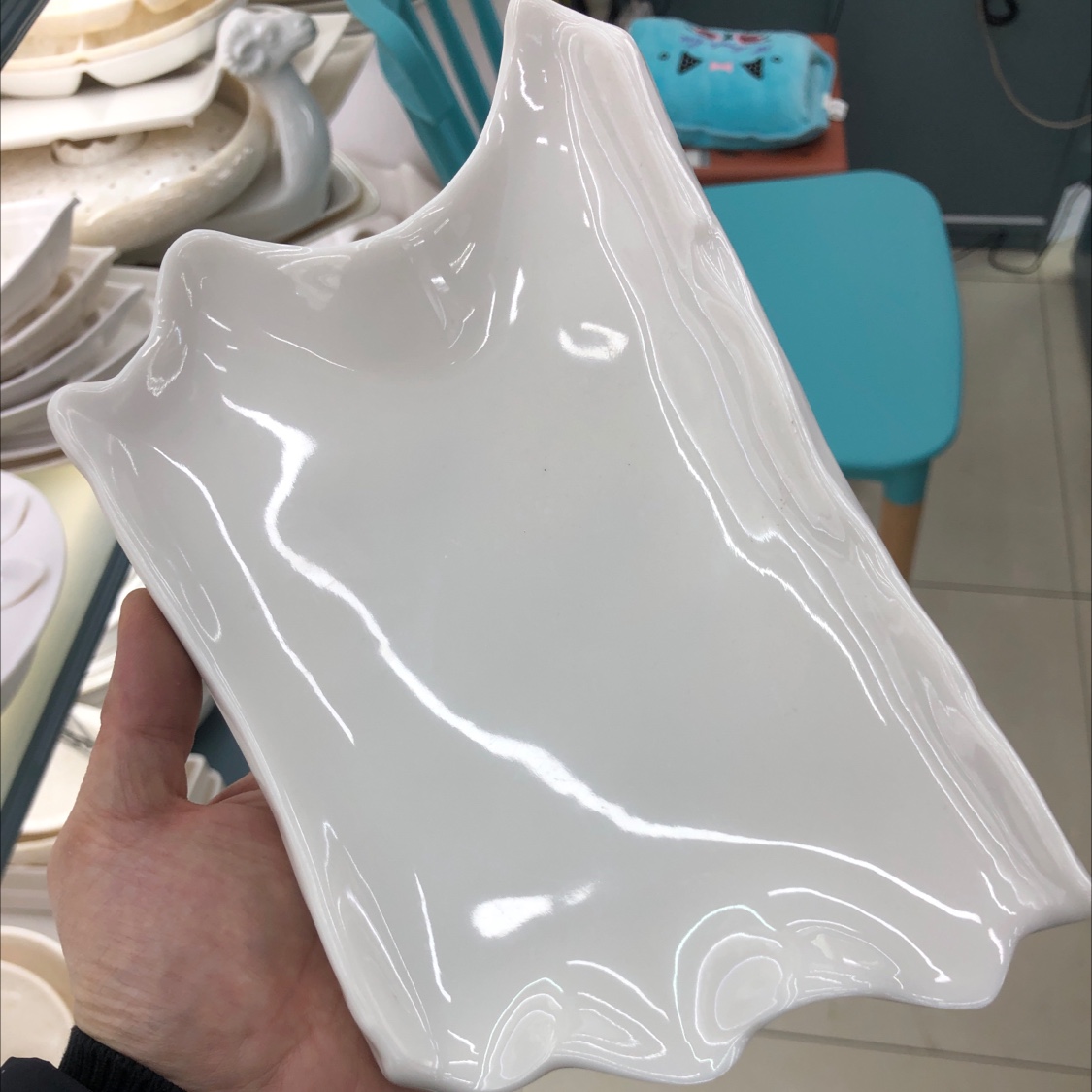 Wooden tray full figure
