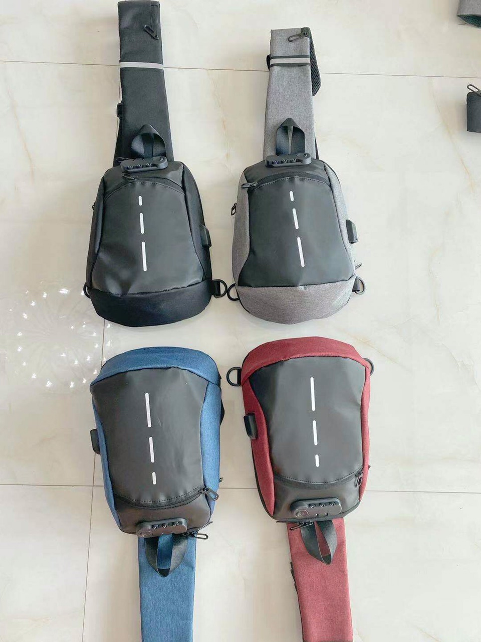 Men's chest bag Cross-body bag Fashion men's purse 01 thumbnail
