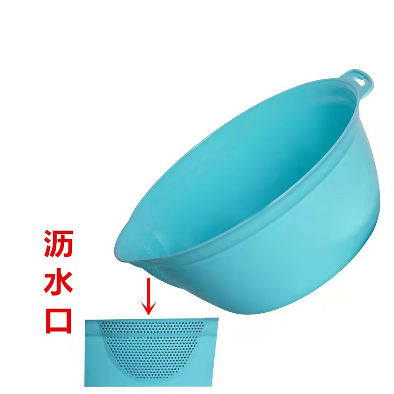 网红新款刨丝盆 刨丝盘沥水盆两件套产品图
