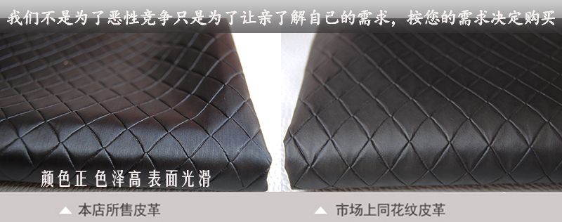 Artificial leather mercerized checkered decorative leather sliding door soft package background headboard fabric Specification image