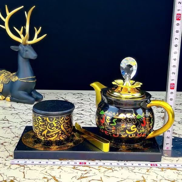 8019 Incense Burner Carbon Stove Set