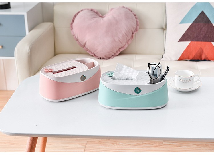 The simple and elegant rectangular household tissue box has a beautiful shape. It is a simple household living room tissue box available in two colors detail image 10