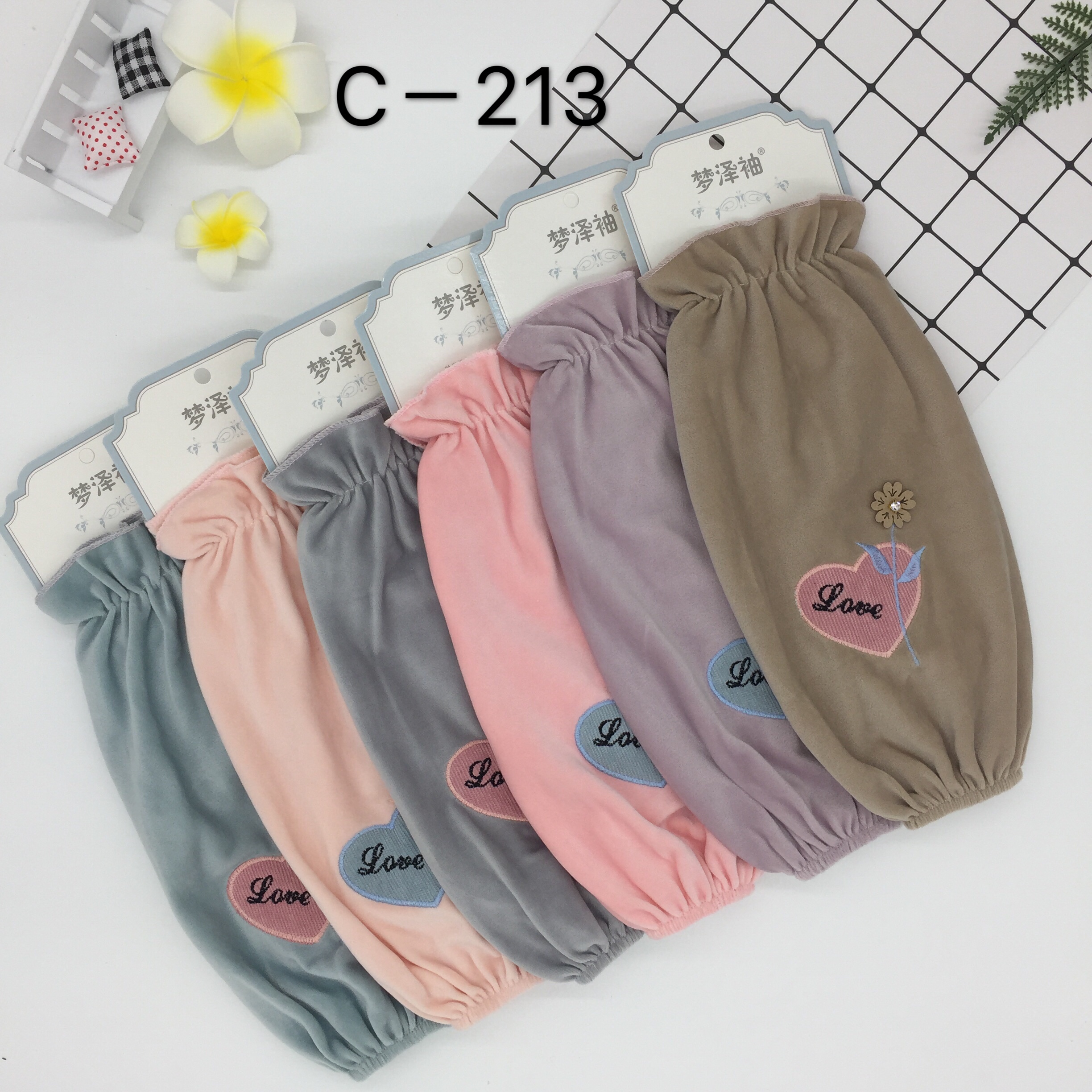 长款刺绣桃心款产品图