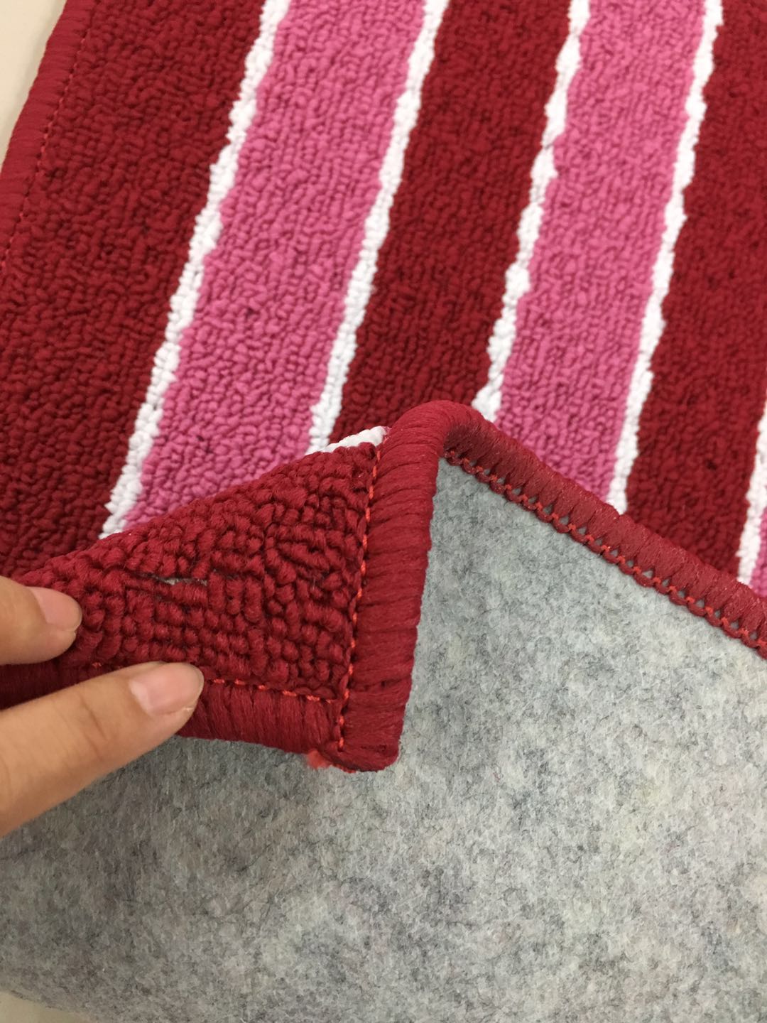 Best-selling color sunflower anti-slip three-color high and low ring floor mat, polypropylene three-color mat, water-absorbing foot mat, door mat, home mat Item Picture
