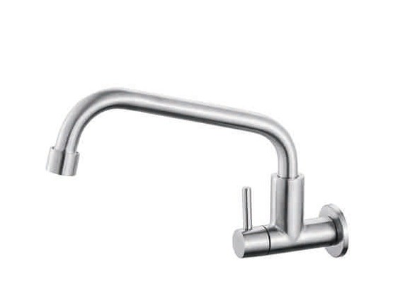 5019 Haiyuan Yudi 304 Stainless Steel Household Wall Kitchen Faucet full figure