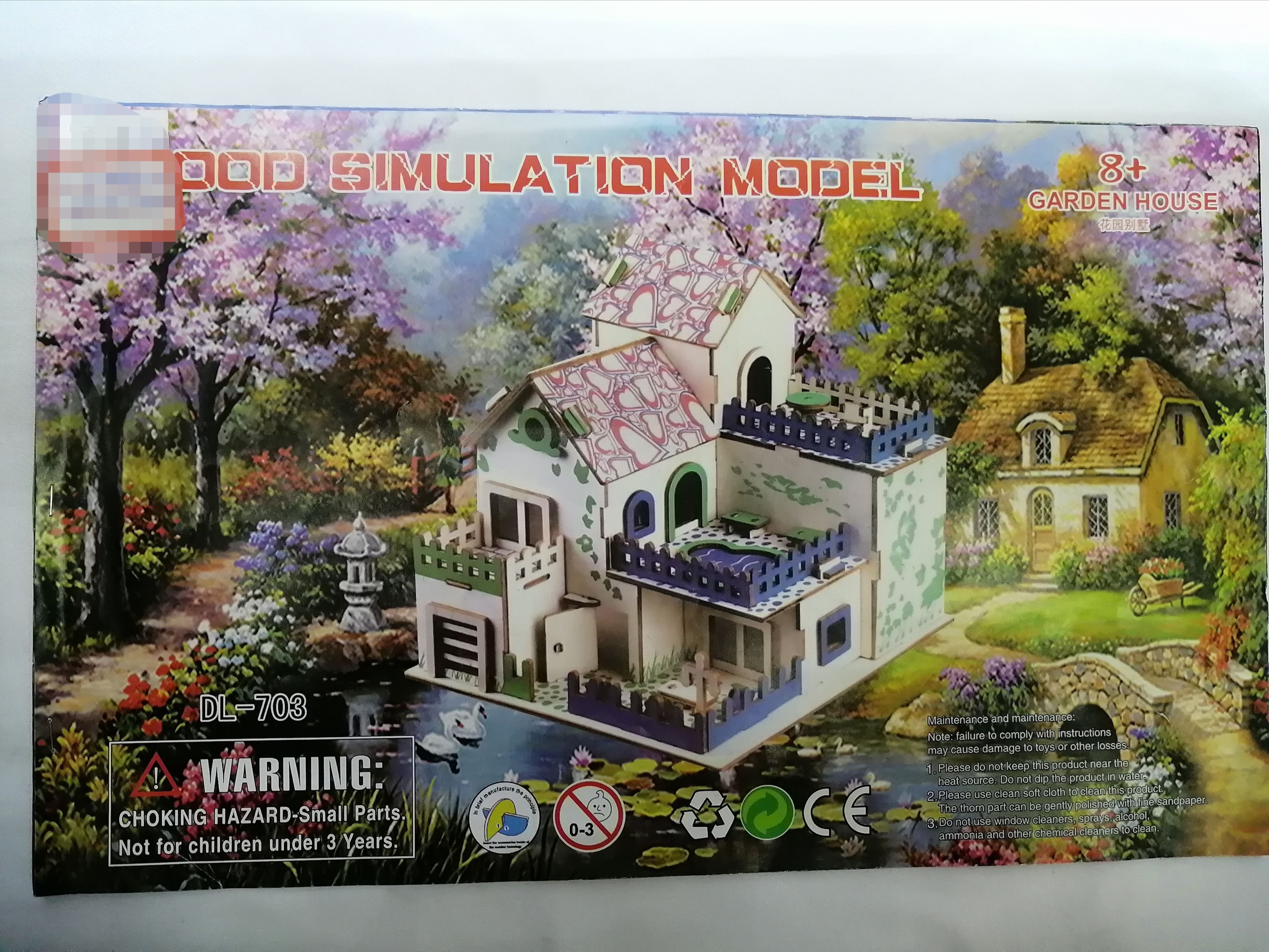 3D wooden jigsaw puzzle simulation house and car models, handcrafted buildings, dinosaur educational toys Application Scenario