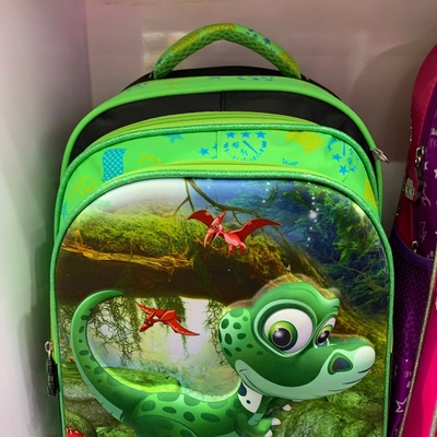 Green Cartoon Bag