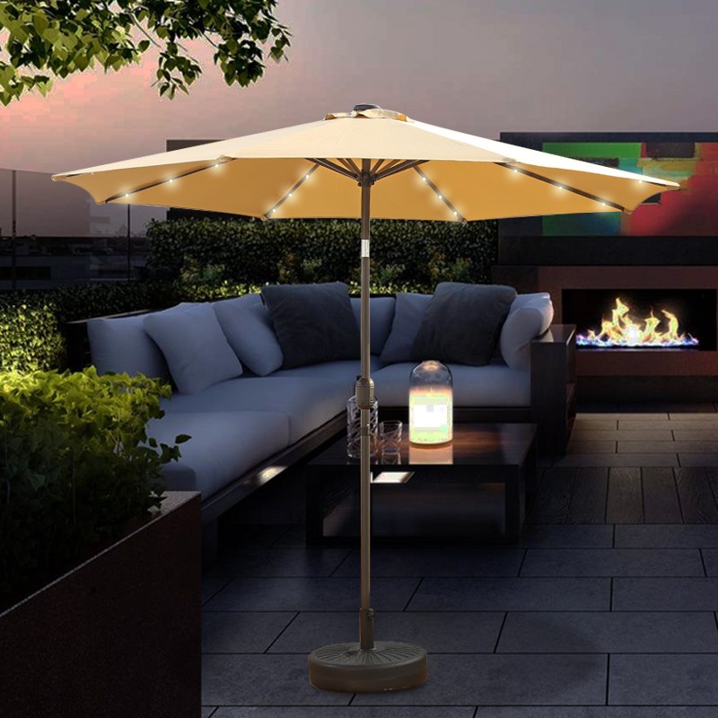 户外遮阳伞太阳伞大号中柱伞室外摆摊伞别墅花园露天阳台伞庭院伞详情图1