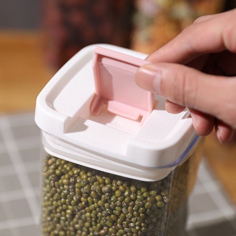 Square Sealed Jar, Large Clamshell undefined