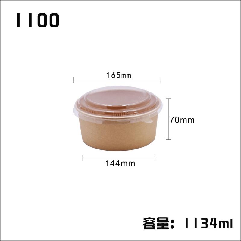 一次性牛皮纸碗详情图6