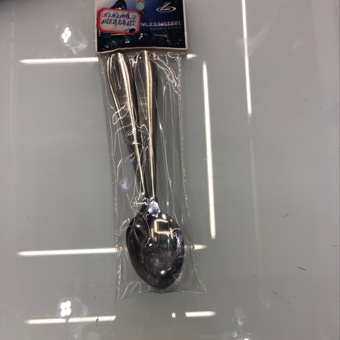 6pc round smooth handle spoon