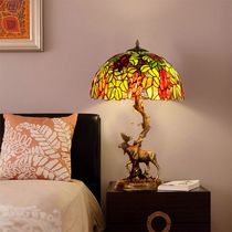 Titian Orchard elk Moose decorative study bedside lamp American living room lamp