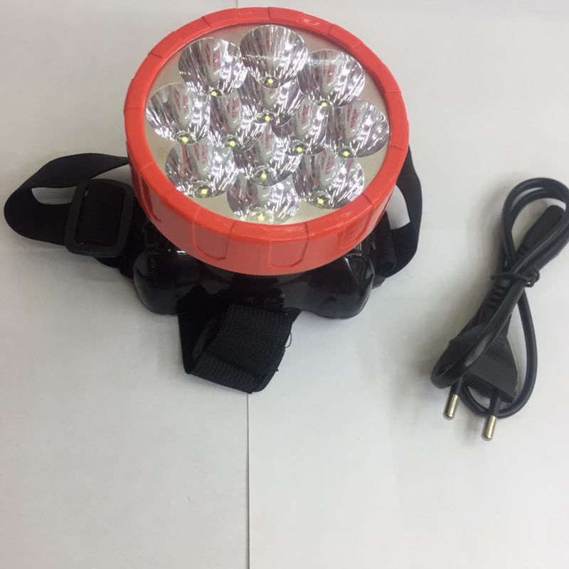 乔虹LED充电超亮远射户外灯家用多功能头灯 QH-1012 圆插/扁插带线