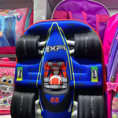 Racing Cartoon Bag