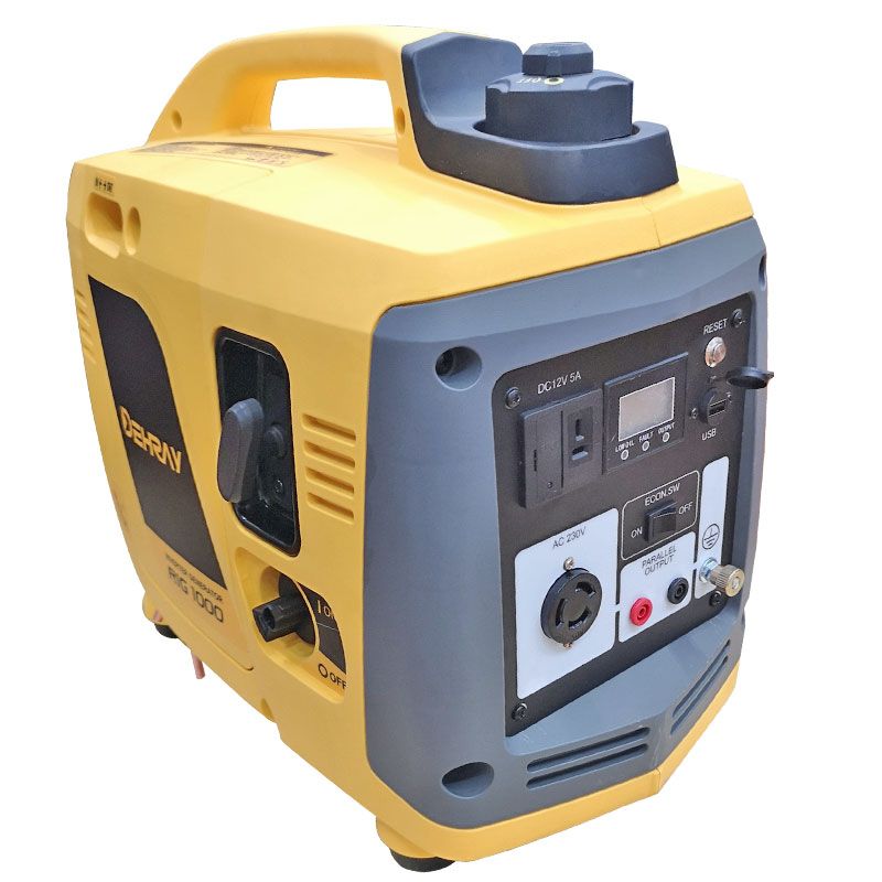 DEHRAY 1KVA/KW variable frequency gasoline generator 220V portable silent type Item Picture