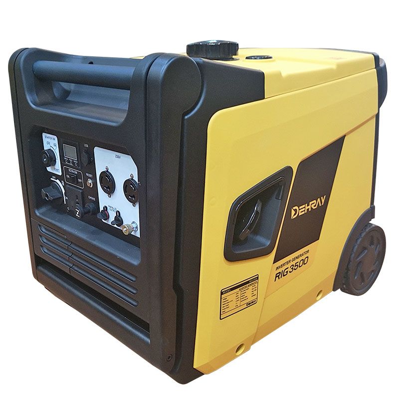 DEHRAY 3.5KVA/KW digital variable frequency silence gasoline generator Families with small Item Picture