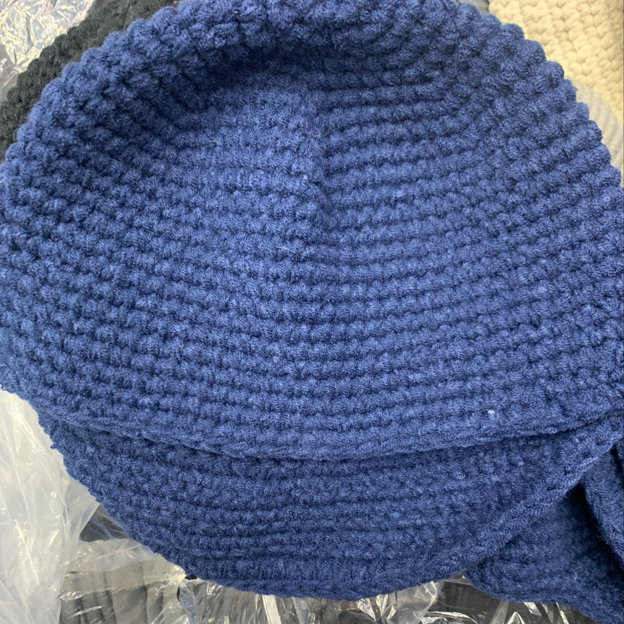 Blue Knit Cap