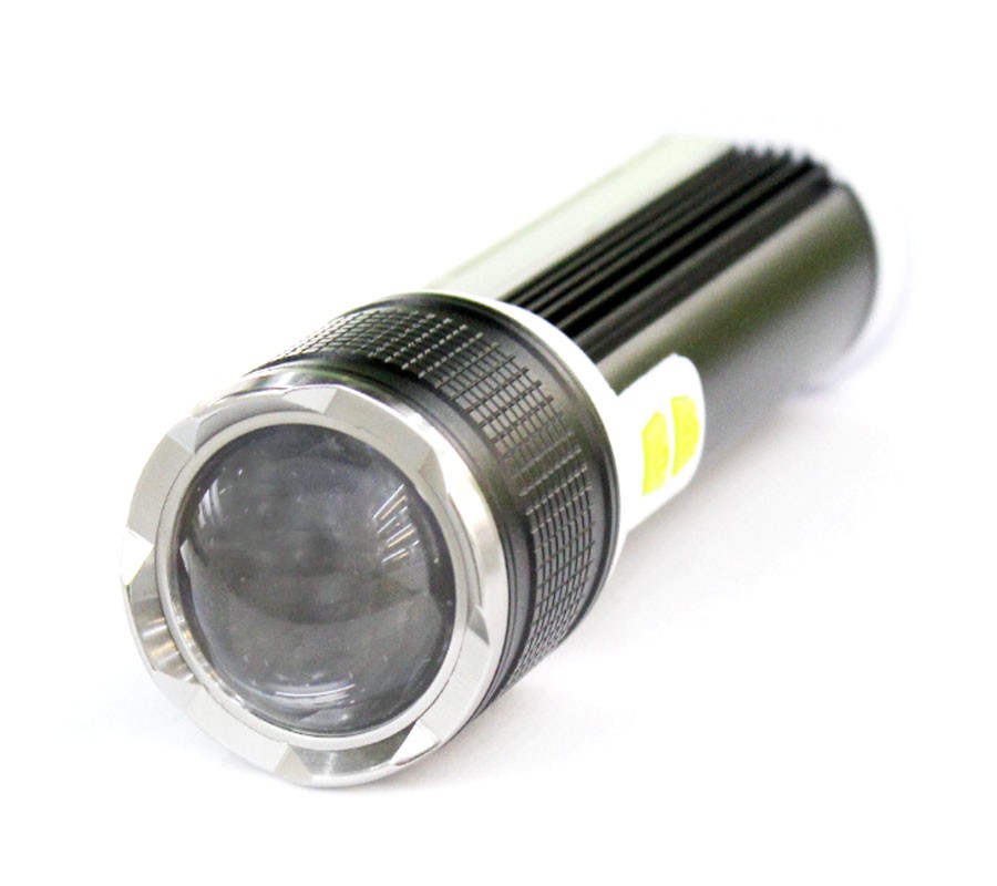跨境COB工作灯伸缩调焦T6强光手电筒铝合金内置USB充电防水骑行照明灯详情图2