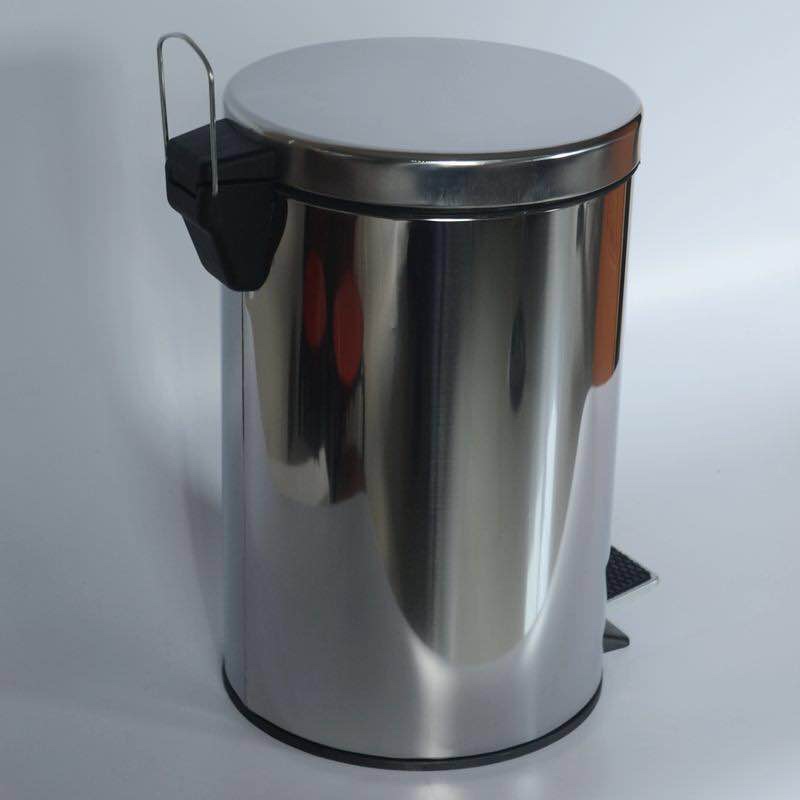 410不锈钢脚踩垃圾桶