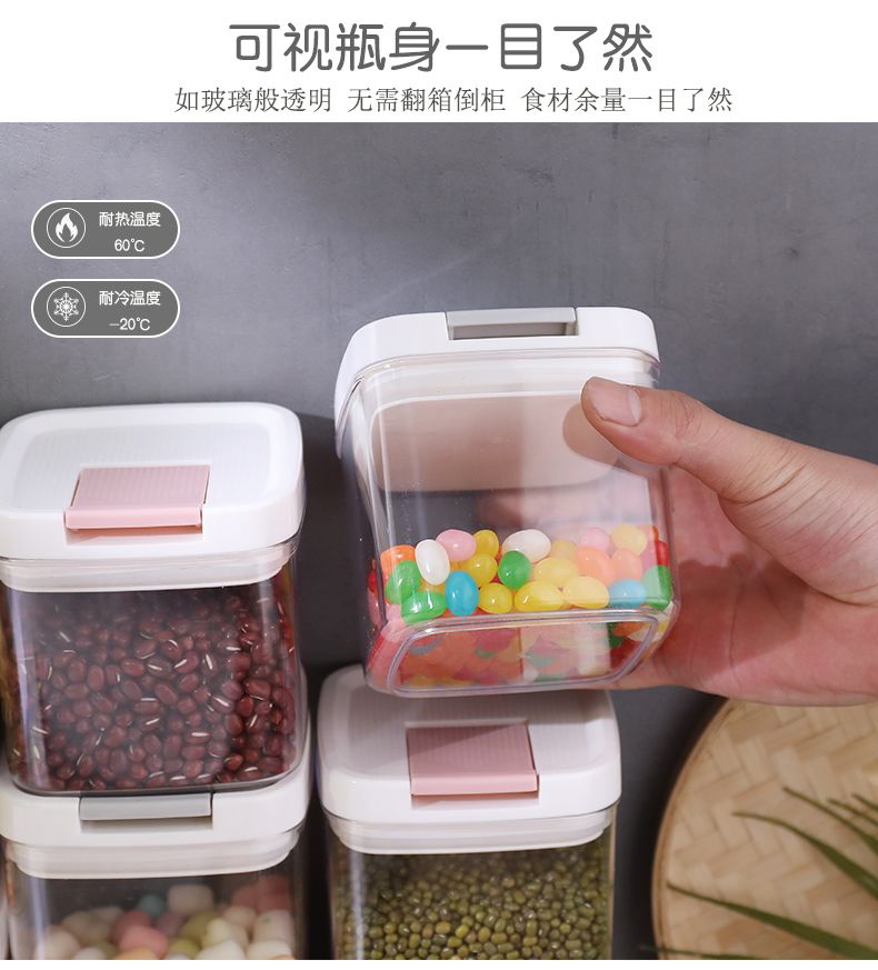 Square Sealed Jar, Large Clamshell Application Scenario