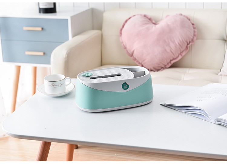 The simple and elegant rectangular household tissue box has a beautiful shape. It is a simple household living room tissue box available in two colors detail image 11