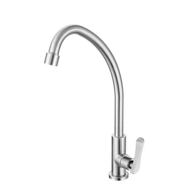 5011 Haiyuan Yudi 304 Stainless Steel Household Kitchen Faucet full figure
