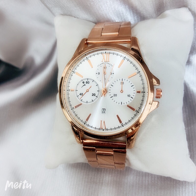 钢带日历表 休闲时尚男表 欧美爆款男表产品图