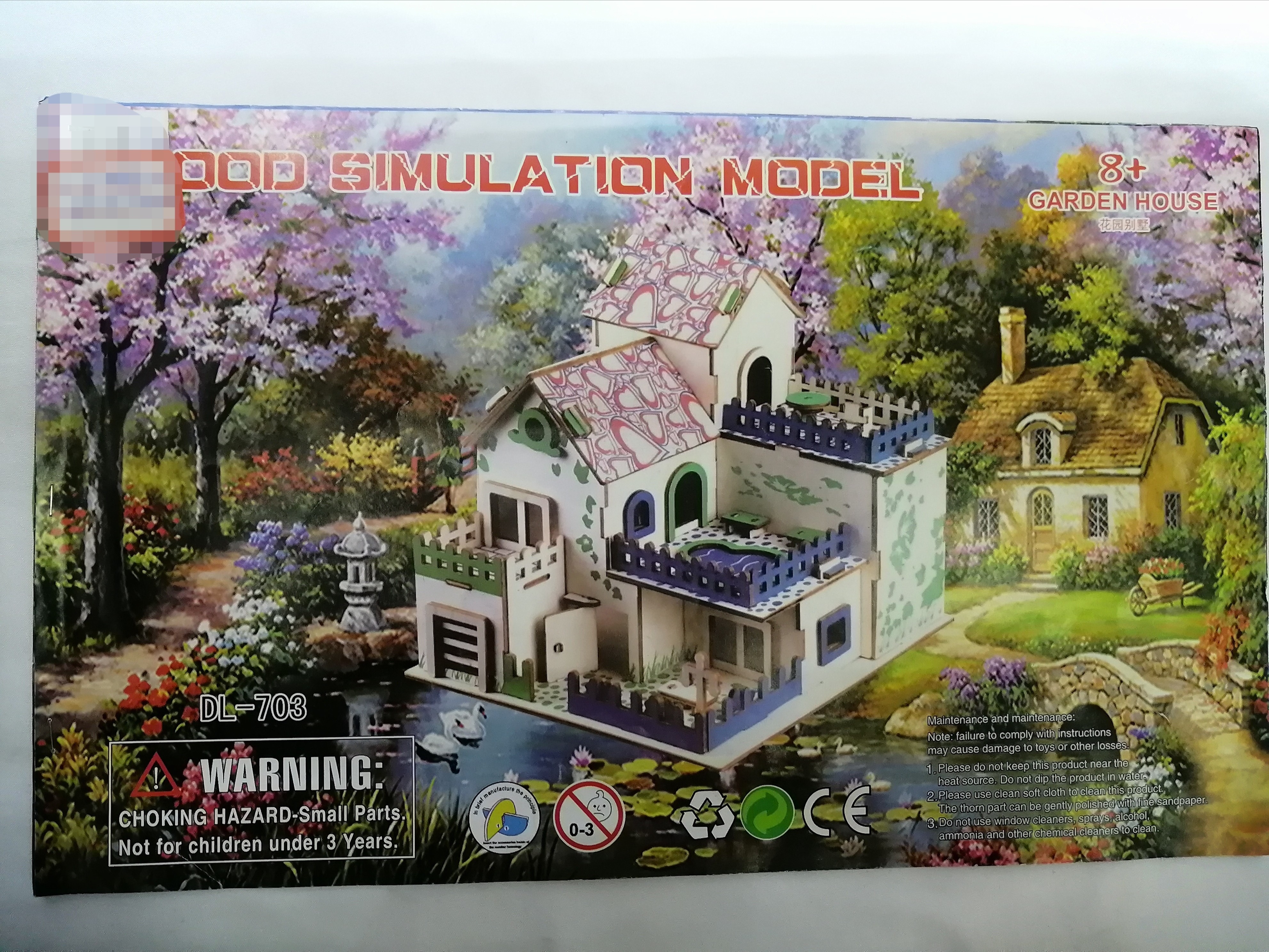 3D wooden jigsaw puzzle simulation house and car models, handcrafted buildings, dinosaur educational toys detail image 10