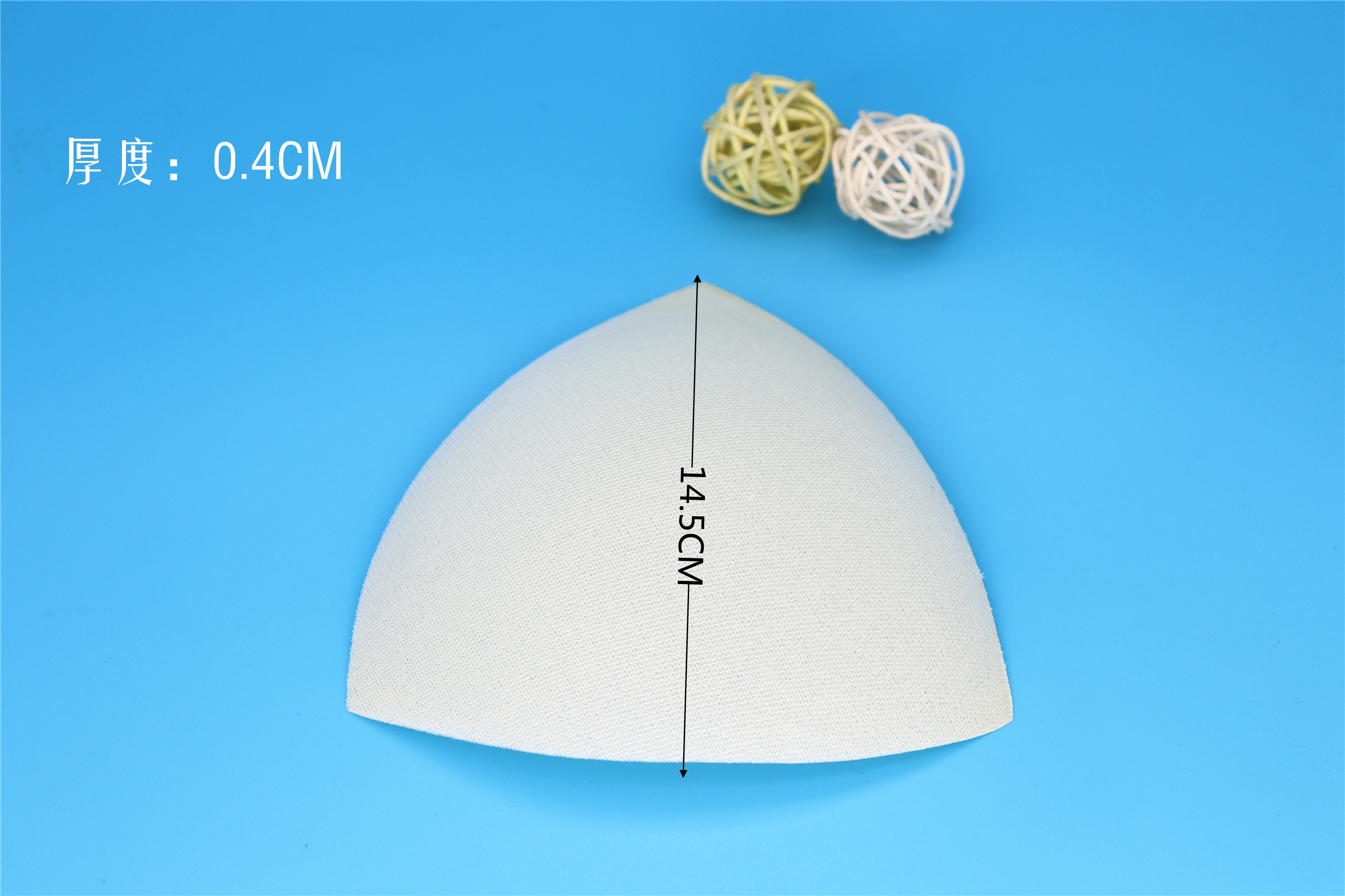 厂家直销高品质舒适服装辅料薄款三角罩杯详情图3