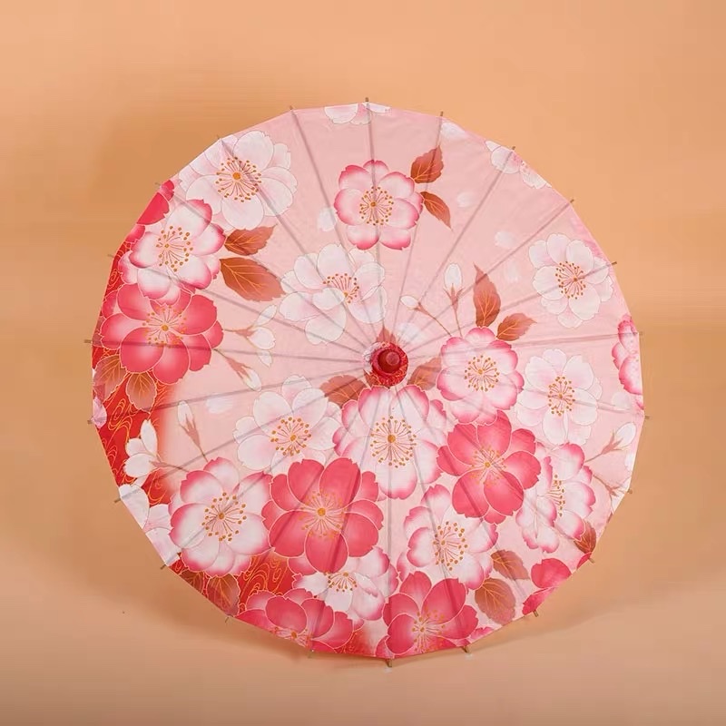 Jiangnan Ancient Chinese Style Classical Oil Paper Umbrella Dance Umbrella Show Chinese Wedding Ceiling Decoration Wedding Item Picture