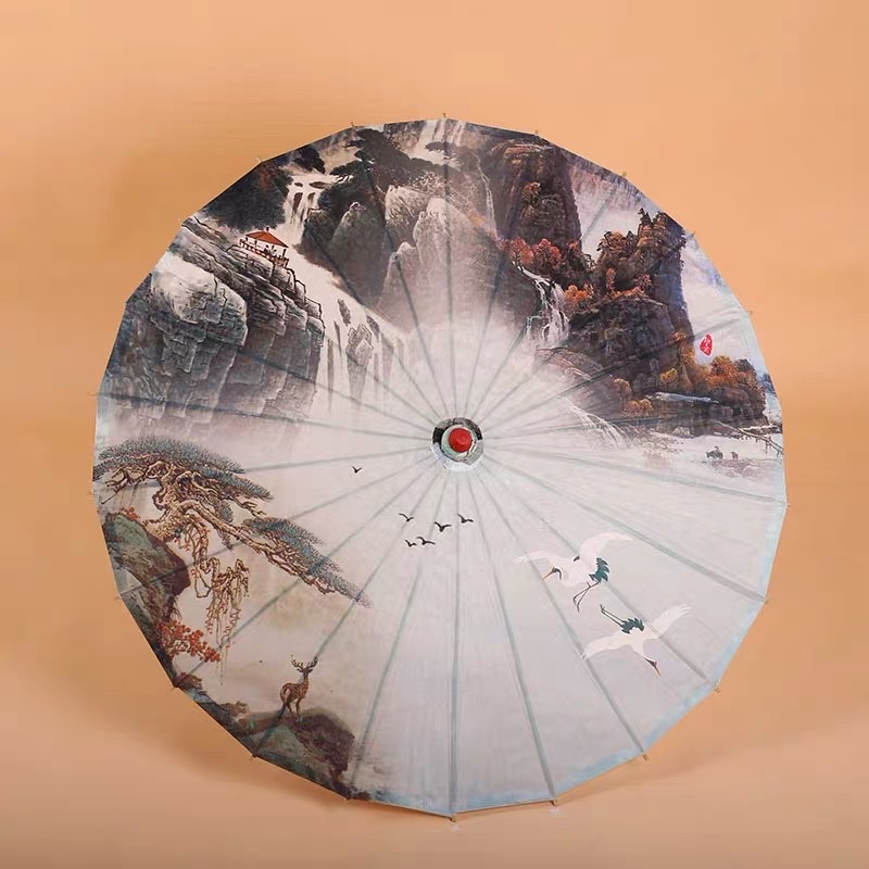 Jiangnan Ancient Chinese Style Classical Oil Paper Umbrella Dance Umbrella Show Chinese Wedding Ceiling Decoration Wedding undefined