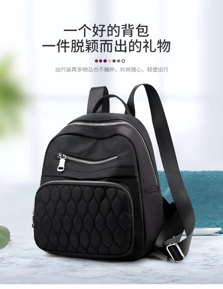 Backpack for Women 2020 New Korean Version of Oxford cloth Backpack for women nylon light fashion canvas bag thumbnail