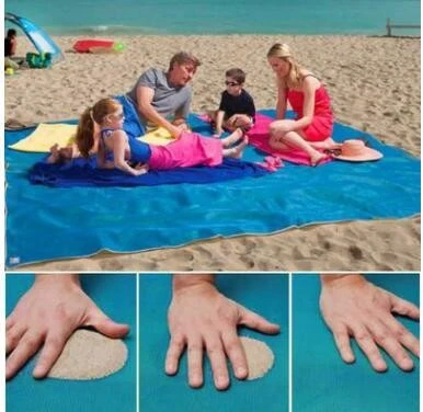 TS in-stock portable beach MATS for outdoor beaches, magic sand leakage beach MATS detail image 1