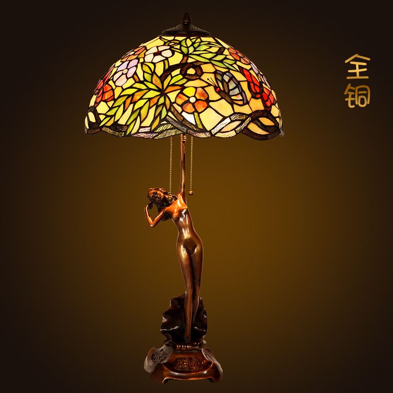 New product recommended retro copper desk lamp bedroom bedside lamp living room lamp