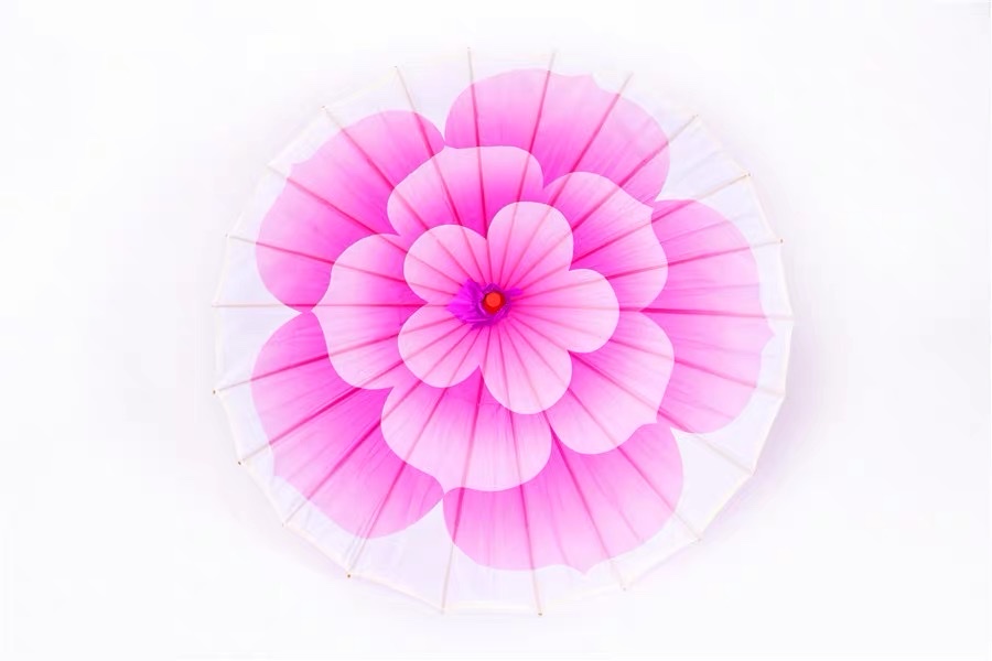 Jasmine Umbrella Photography Prop Umbrella Qipao Catwalk Umbrella Craft Umbrella Dance Umbrella Silk Silk Classical Umbrella Stage Prop Umbrella undefined