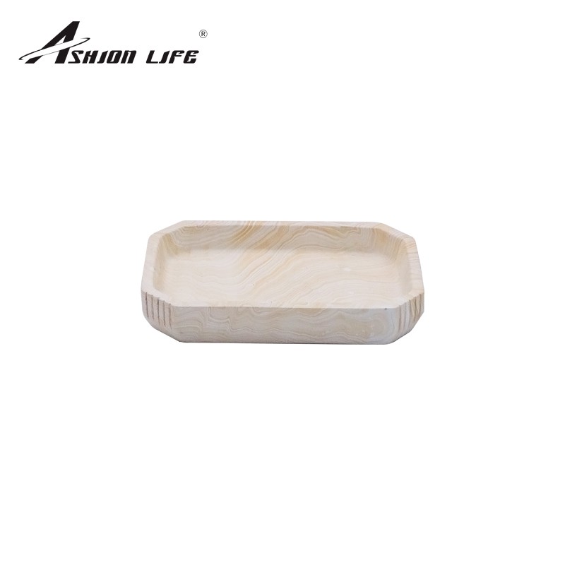 边条木纹卫浴洗漱四件套装 浴室卫浴用品乳液瓶漱口杯牙刷架皂盒详情5