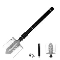 Xanaduji Outdoor camping long-handled stainless steel small Arsenal shovel
