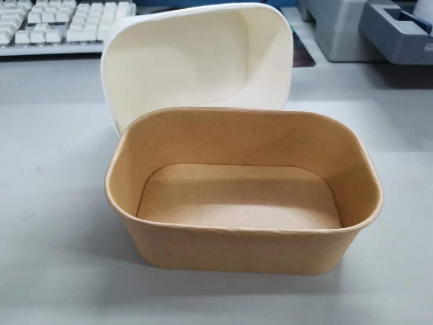 一次性方形圆角牛皮纸盒详情图10