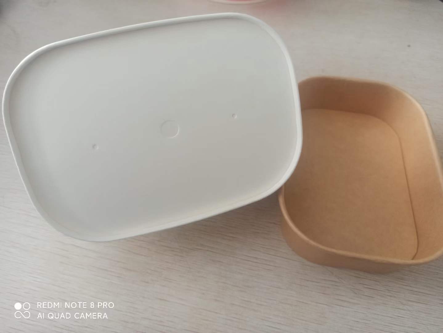 一次性方形圆角牛皮纸盒详情图7