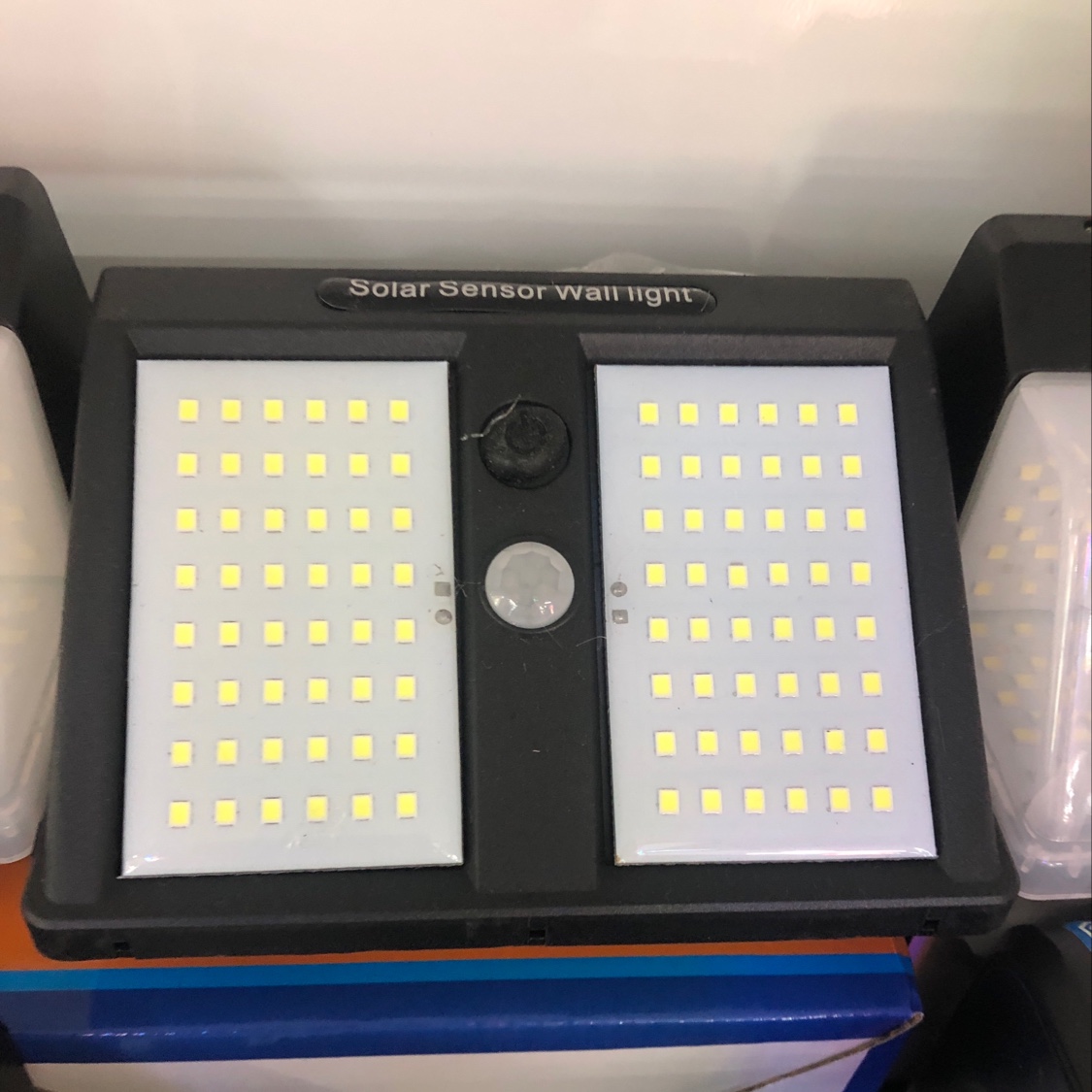2002 Solar sensor light, Amazon new solar lamp, outdoor human body sensor wall lamp, garden lamp, street lamp, wall lamp