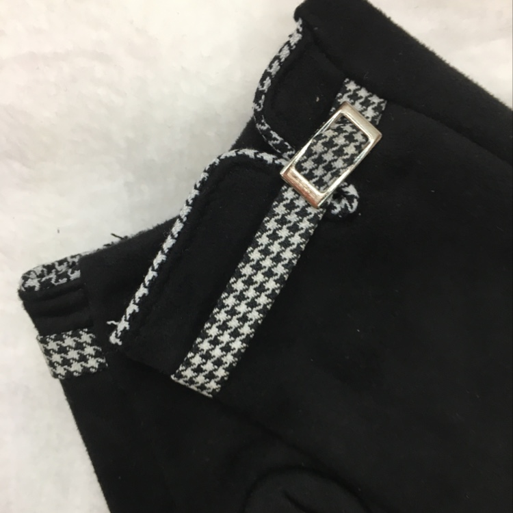 Milk bird plaid gamuza warm guantes de otoño e invierno para mujeres Item Picture