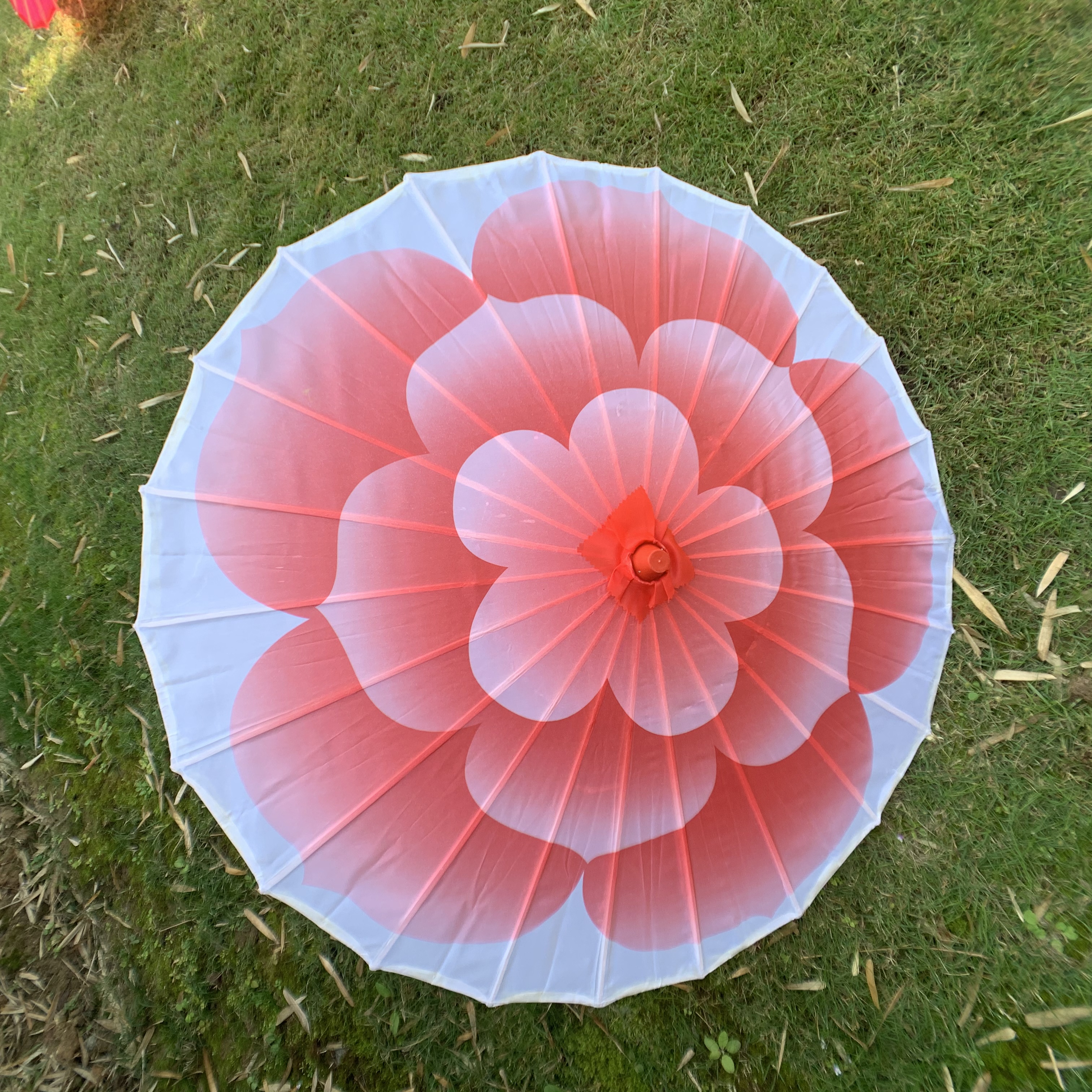 Jasmine Umbrella Photography Prop Umbrella Qipao Catwalk Umbrella Craft Umbrella Dance Umbrella Silk Silk Classical Umbrella Stage Prop Umbrella Item Picture